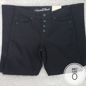 0 /25R Universal Thread Black High Rise Flare Jean